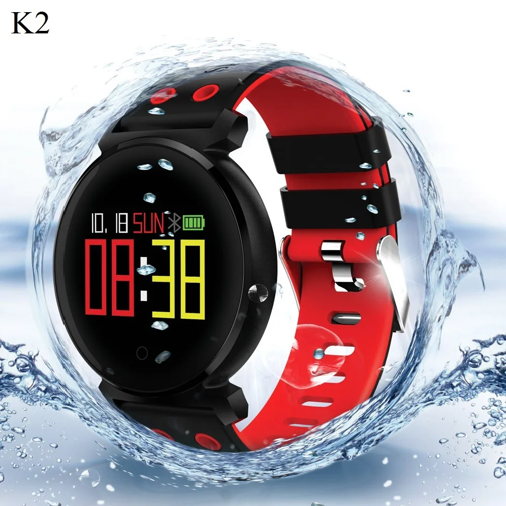 

K2 Round Smart Watch Men IP68 Waterproof Bluetooth Sports Watch Sleep Heart Rate Monitor Blood Oxygen Smartwatch for IOS Android