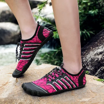 

Fashion Summer Unisex Water Play Casual Men Air Mesh Beach Shoes Women Breathable Slip-on Pool Diving Reef Fishing Barefoot