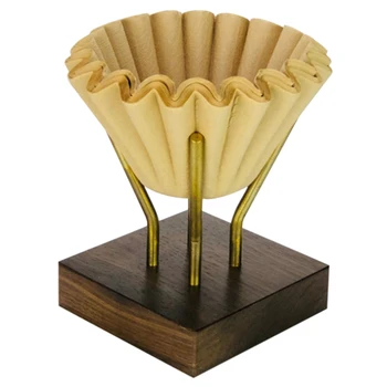 

Wooden Coffee Filter Holder,Coffee Filter Rack,Hand Drip Dispenser,Coffee Filter Paper Container Rack