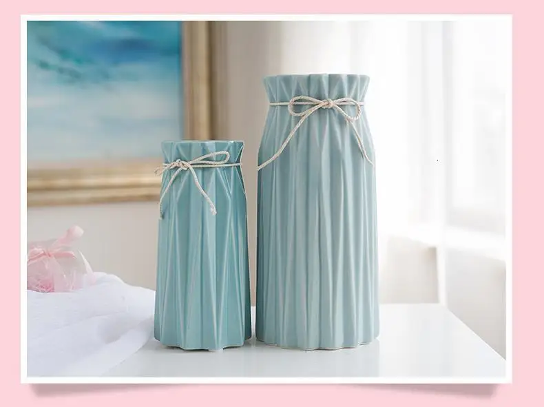 Florero vaso de flor аксессуары, Современное украшение для дома, декоративная ваза для цветов