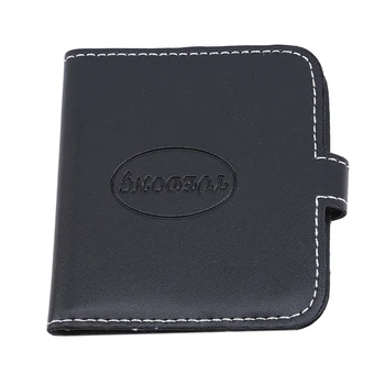 

Deluxe Guitar Pick Holder Leather Wallet Plectrum Case Cover Carrying Bag