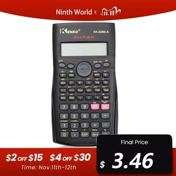 

Newest Handheld Multi-function 2 Line Display Scientific Calculator 82MS-A Portable Multifunctional Calculator For Mathematics