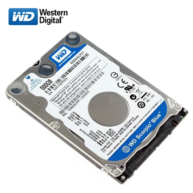 WD marca 500Gb 25 