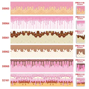 

Free shipping 50 yard per size cartoon ribbon printed grosgrain ribbon 35063