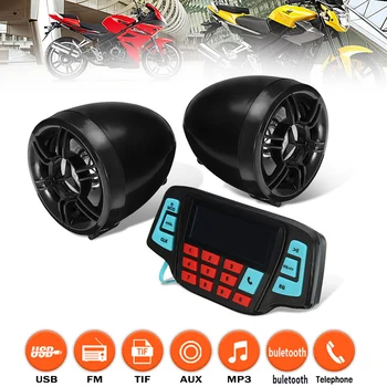 

Hot New 2019 Muti-functional Motorcycle Speaker Handlebar Audio System BT USB FM Radio MP3 Speaker