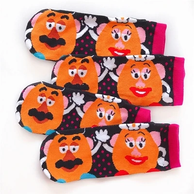 Милые носки до лодыжки с рисунком для женщин kawaii sox 10 пар/партия - Цвет: cute