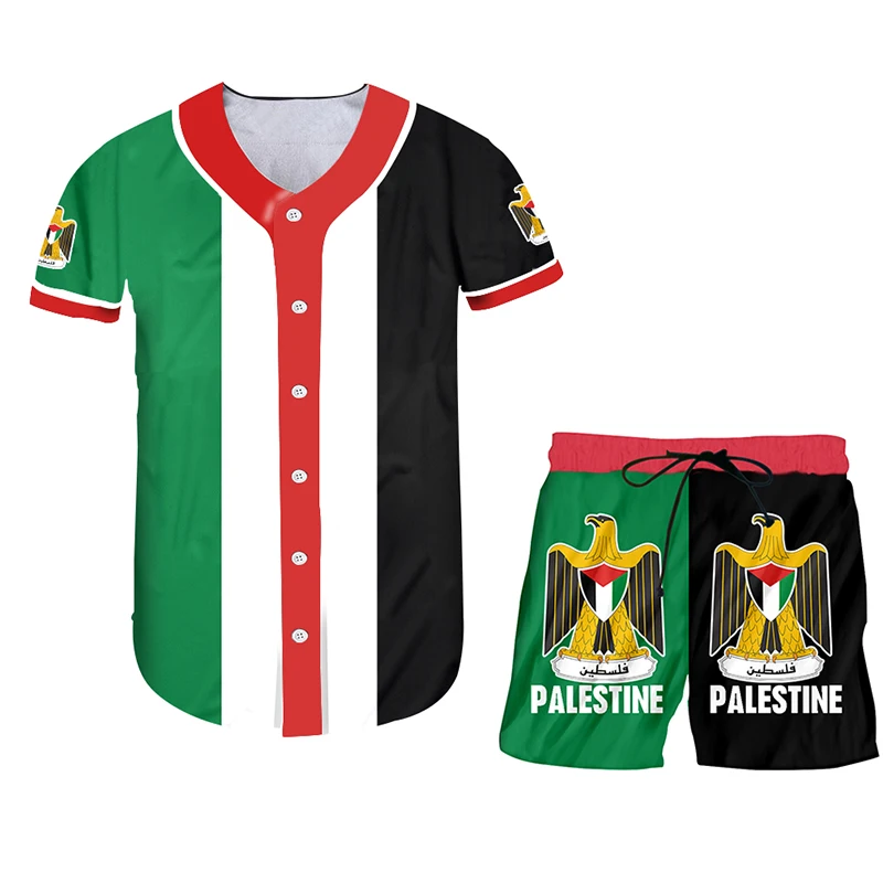 Ogkb Zomer Mannen Gratis Palestina Trainingspak 3D En Shorts 2 Delige Set Casual Sport Paar Kleding groothandel _ - AliExpress Mobile