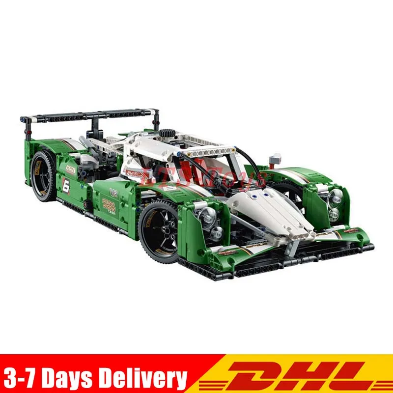DHL Совместимость 42039 Technic серии 20003 740 шт 24 часа гоночного автомобиля строительные