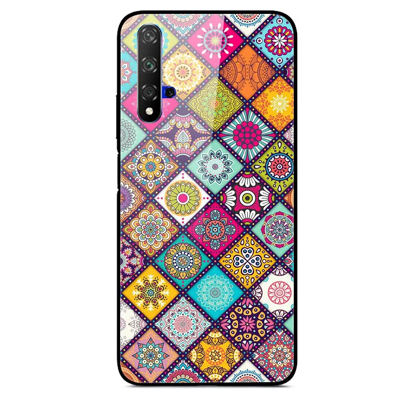 Чехол для huawei Honor 20, Жесткий Чехол из закаленного стекла с принтом, чехол для huawei Honor 20 Pro Lite Honor20 YAL-L21Cover Fundas - Цвет: 15