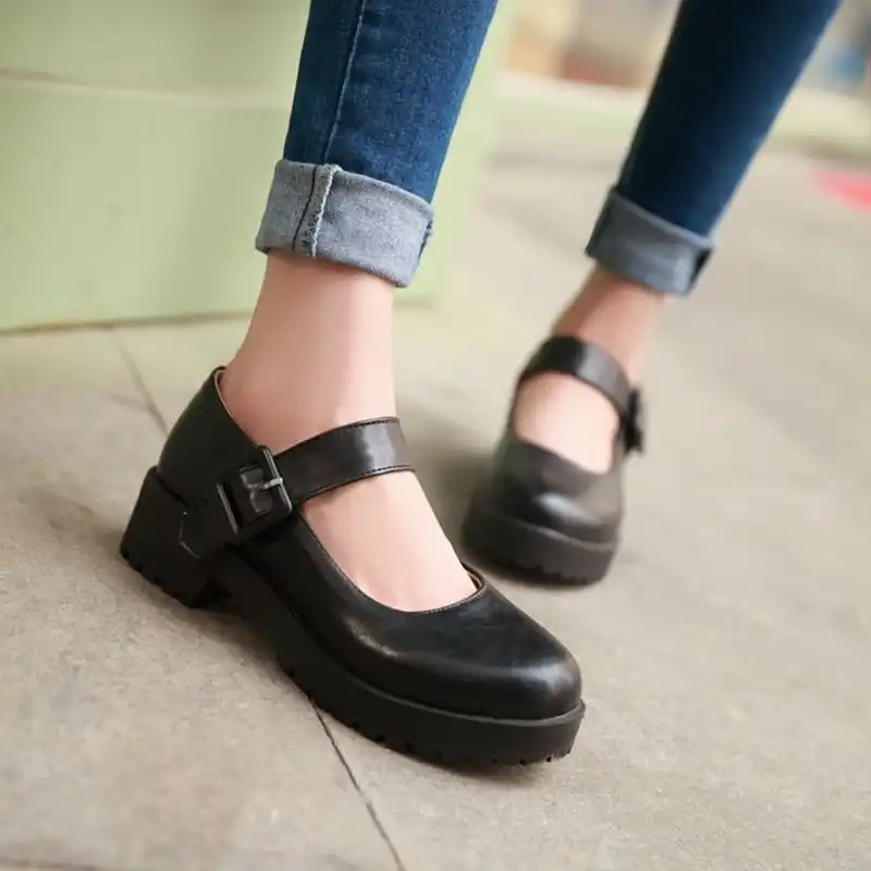 black mary jane school shoes