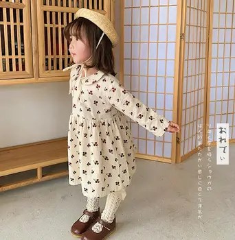 

2020 New Style Baby Girls Printed Dress Fashion Spring Kids Girls Dresses 1-6 Years