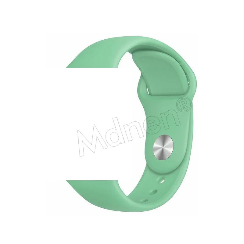 Силиконовый ремешок-петля для Apple Watch 42 мм 38 мм Iwatch 5 4 3 2 1 браслет с магнитной пряжкой - Цвет ремешка: 40 Spearmint
