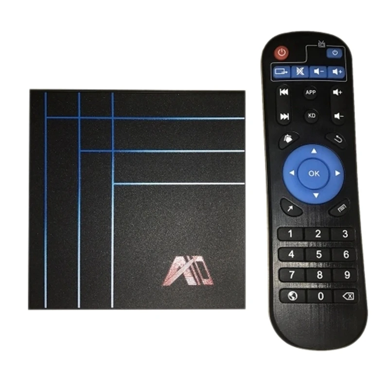 A10 Smart Android 9,0 ТВ приставка Rk3318 четырехъядерный 64 бит 4 ГБ/32 ГБ Uhd 4K Vp9 H.265/H.264(ЕС Plug
