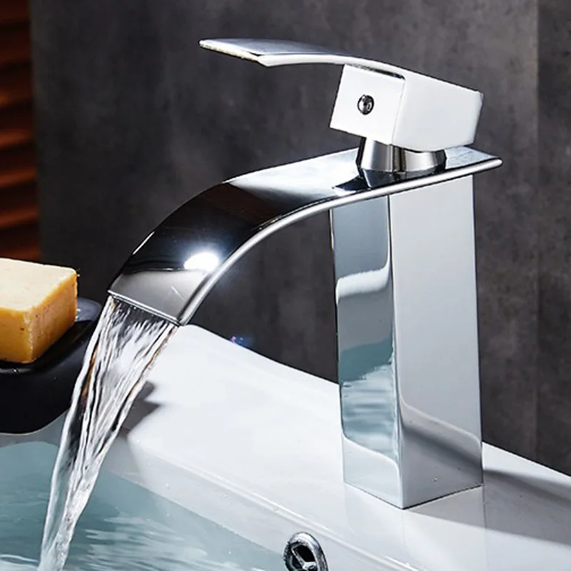 Кошелек Bad Wasserhahn Einhebelmischer Mischbatterie Waschbecken Langlebige Armatur SP99
