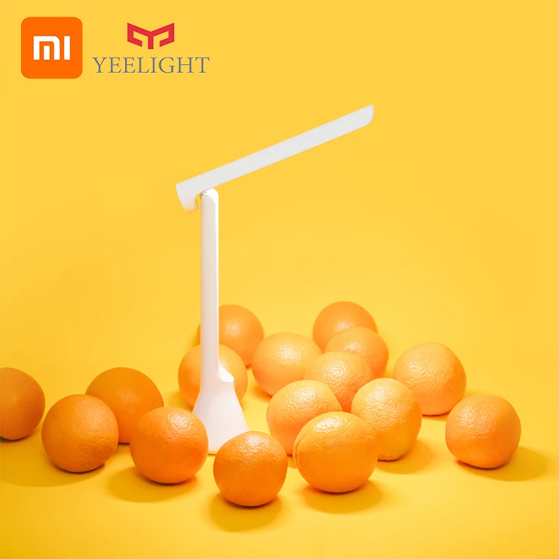 Xiaomi Mijia Yee светильник складной USB светодиодный светильник лампа настольная лампа портативная маленькая настольная лампа для защиты глаз прикроватный светильник Три диммера