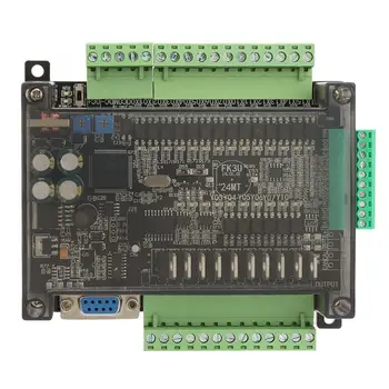 

motor controller 24V 24MT PLC Controller 6 Analog Input 32bit MCU 14 Input 10 Transistor Output Board motor regulator