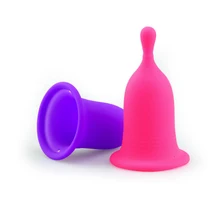 2PC New Feminine hygiene Menstrual cup for Women Menstruation Copo Medical silicone Cup Reusable lady cup than pads