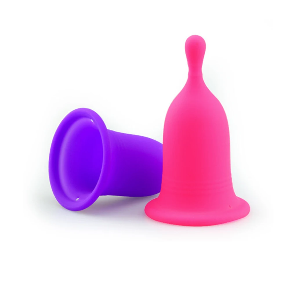 

2PC New Feminine hygiene Menstrual cup for Women Menstruation Copo Medical 100% silicone Cup Reusable lady cup than pads