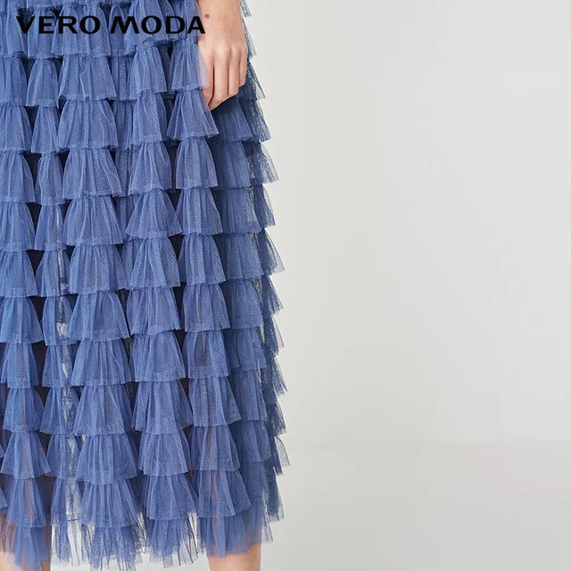 Vero Moda Summer Two tiered Waist Skirt |319216526| Skirts| - AliExpress