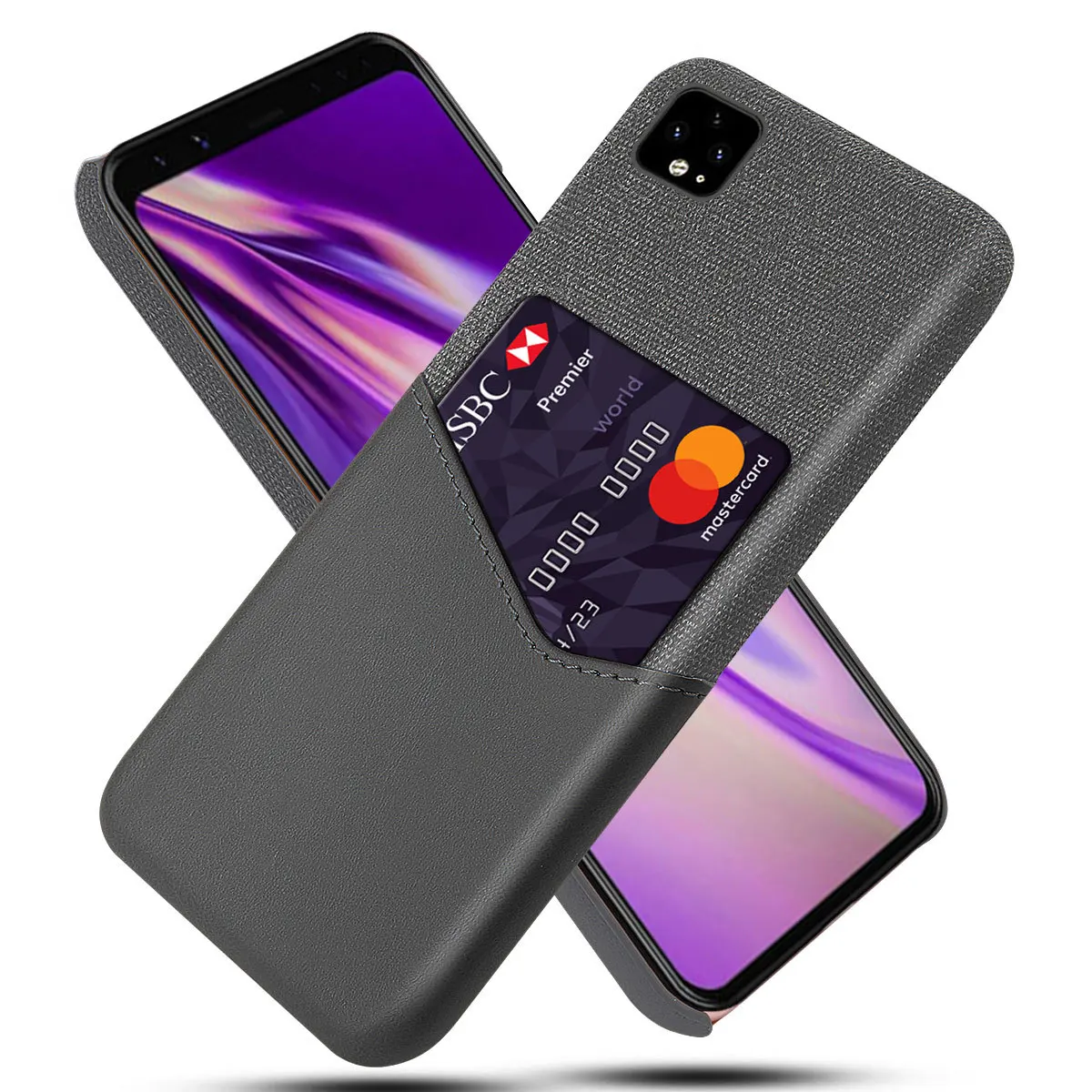 DCK кожаный жесткий карточка из ткани телефонные чехлы для Google Pixel XL Pixel 2 XL 2XL Pixel 3 XL 3XL 3A XL пикселей 4 XL 4XL чехол для телефона