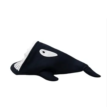 

Washable Cat Nest Creative Cat House Shark Cat Nest Winter Warm Universal Removable Cat Villa Semi-closed Kennel Pet Supplies
