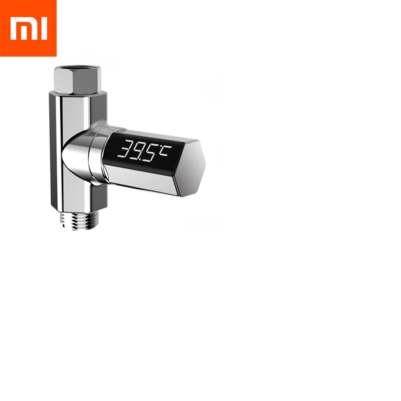 1Pcs Xiaomi Mijia светодиодный дисплей бытовой водный термометр для душа самогенерирующий измеритель температуры электроэнергии монитор для ухода за ребенком - Цвет: 1Pcs
