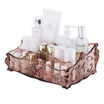 

Junejour Makeup Storage Holder Cosmetics Case Holder Organizer Storage Rack Makeup Display Box Bathroom Home Accessories