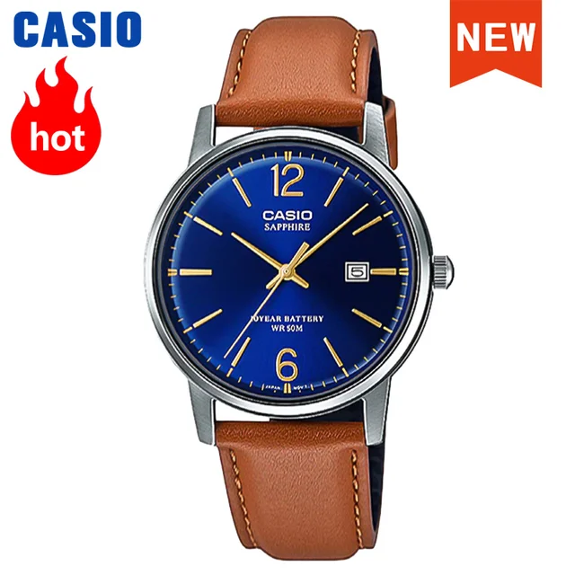 Casio watch wrist watch men top brand luxury set quartz watch 50 meters water resist men watch Sport military Watch MTS-110L-2A MTS110L2A