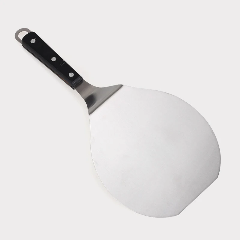 Pizza Movable Shovel Cooking Kitchen Tools Round Stainless Steel Cake Pizza Transfer Shovel Household Pizza Movable Shovel