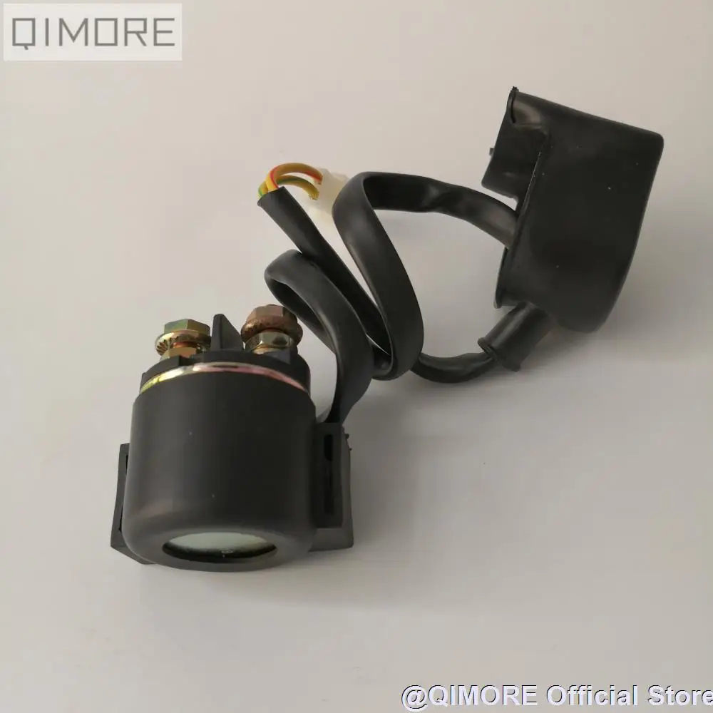 2 провод Стартер электромагнитный реле стартера с резиновым шлангом для 4 тактный