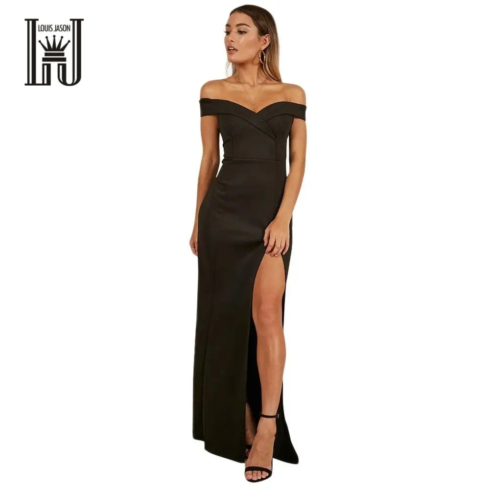 Женские вечерние платья в стиле Луи Джейсона с открытыми плечами v-образным