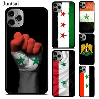 

Syria Flag Phone Case For iPhone XS 11Pro Max XR X SE 2020 6S 7 8 Plus Case TPU Back Cover