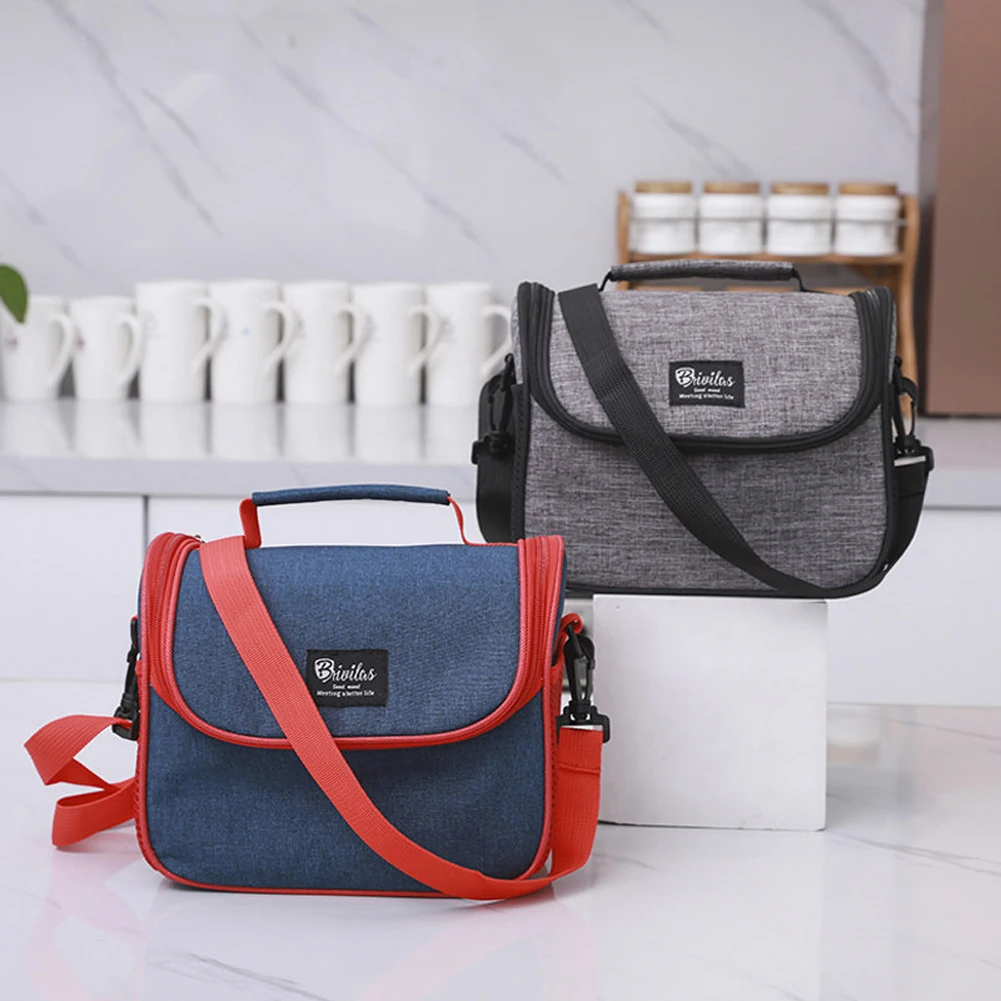 Изолированная сумка для обедов Tote Сумка дорожная Мужская и женская для взрослых горячая холодная еда термоохладитель