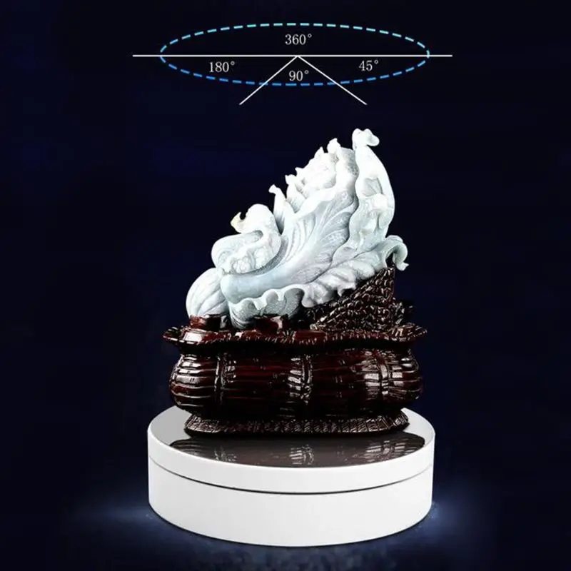  High Power Electric Rotating Jewelry Display Stand Base Jewelry Organizer T4MD