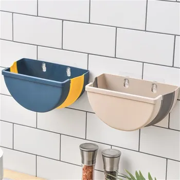 

Kitchen Cabinet Door Hanging Basket Trash Garbage Container Home Cleaning Products And Equipment Bins And Waste Bags