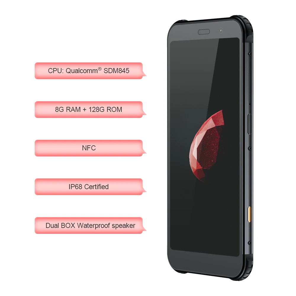 Официальный AGM X3 JBL-Cobanding 5,99 ''8+ 128G Смартфон NFC SDM845 4100 мАч IP68 водонепроницаемый мобильный телефон двойной ящик динамик