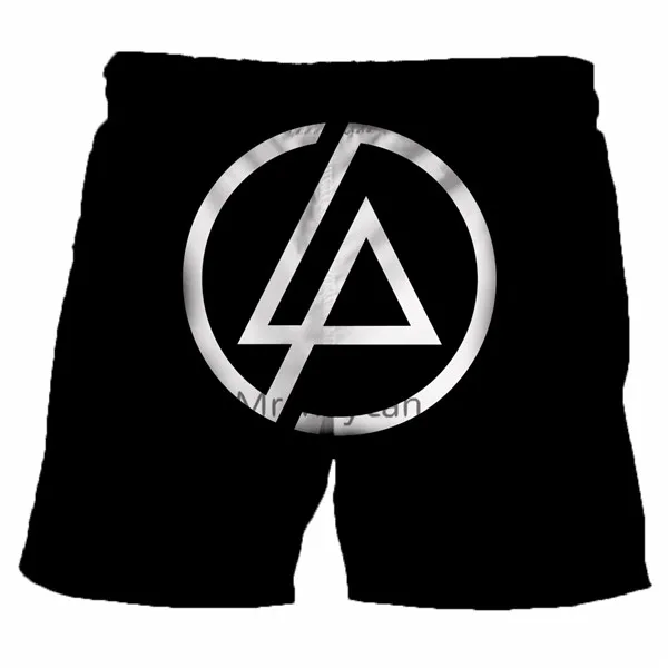 3D neueste linkin park druck sommer mode хип хоптрендменнер/frauen Последние Harajuku шорты