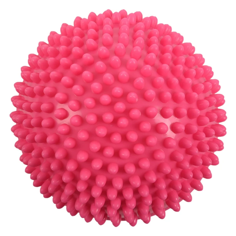 Pink Мяч для йоги прибор для фитнеса массажные шаговые камни сферы для балансировки прибор для занятия йогой красный - Цвет: Pink