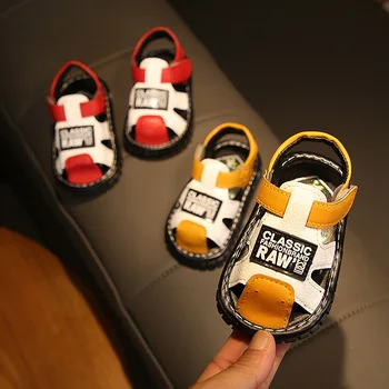 

2020 Summer Baby Boys Sandals Fashion Patchwork Toddler Girls First Walkers Baby Summer Shoes Clogs