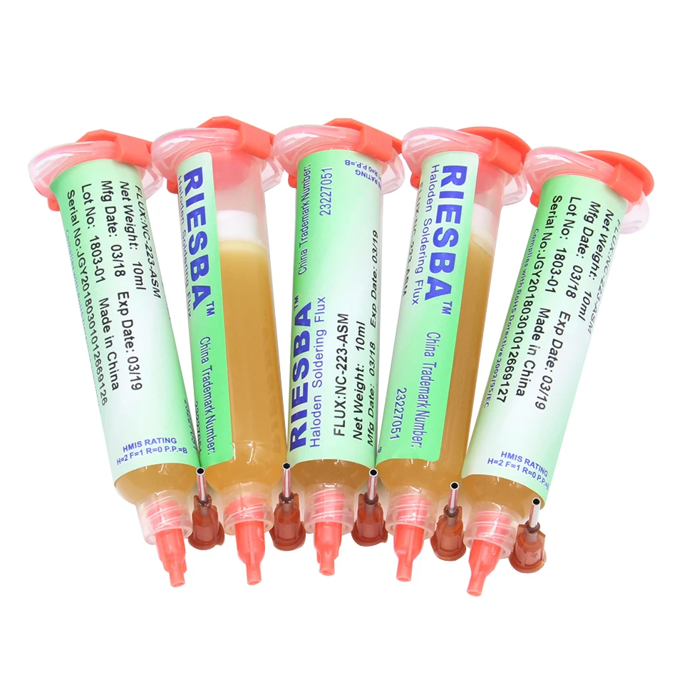 RIESBA паяльная паста пастообразный флюс 10cc BGA PCB без очистки для пайки|Сварочные
