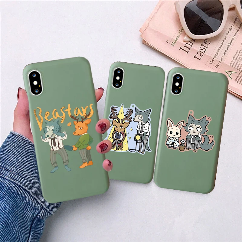 

High Quality Cartoon Animation Silicone Soft Shell Phone Case for IPhone 11 Pro Xs Max X Xr 7 8 6 6s Plus BEASTARS Phone Cover