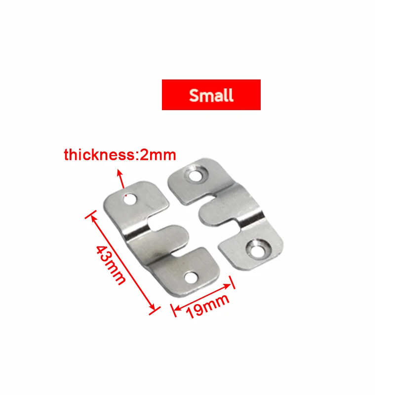 2 шт мебельная Петля кровать Кресло соединение петля Ремонт Замена нержавеющая сталь соединение петля для Висячие фото зеркало