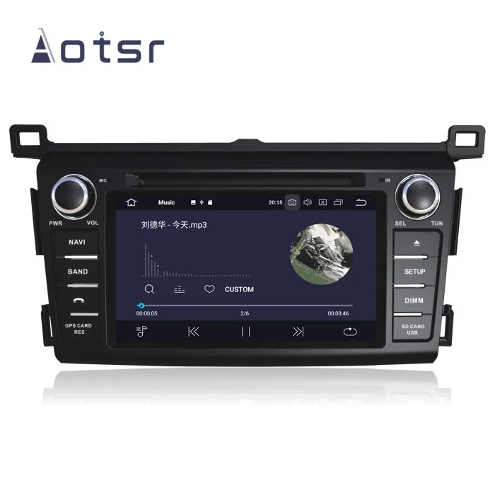 Android 9,1 " дюйм/сек, gps навигации автомобильное радио DVD проигрыватель для Toyota RAV4 2013 головное устройство мультимедиа кассетный плеер Регистраторы
