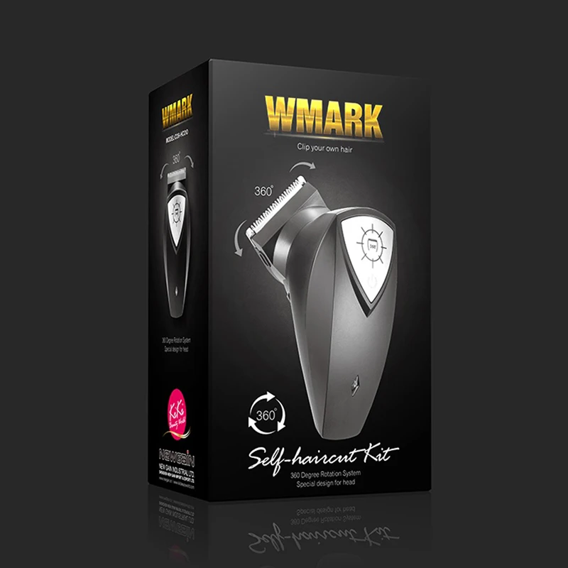 Беспроводные машинки для стрижки волос WMARK Do-it-yourself, USB зарядка, лысая машинка для стрижки волос с 4 направляющими гребнями, набор для самостоятельной стрижки