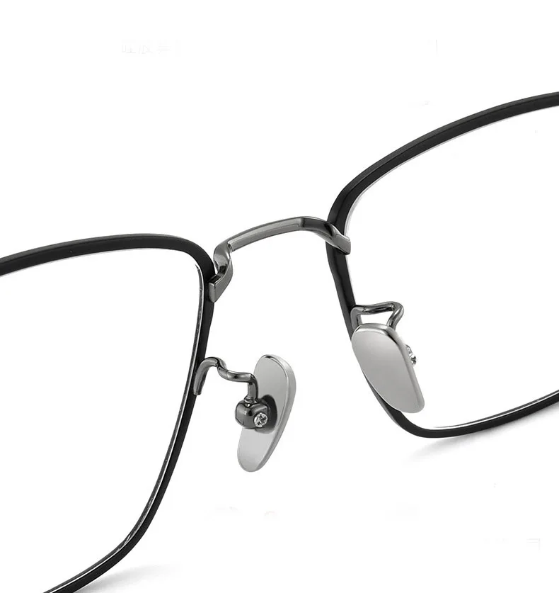 Новинка чистого титана Мужская модная оправа для очков высокого качества двухцветное IP покрытие Oculos