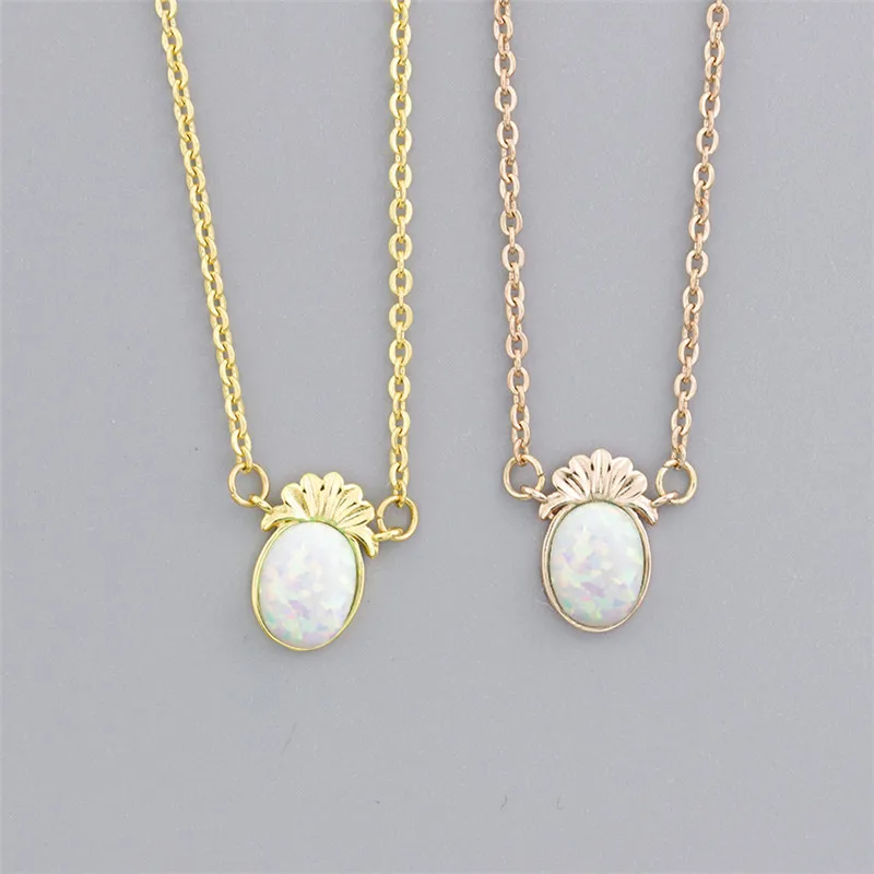 10 шт./лот серебро цвет ананас кулон цепочки и ожерелья для женщин Tropica Jewelry Best друг подарок нержавеющая сталь цепи Bijoux Femme