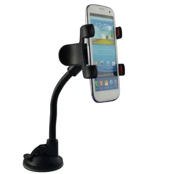 

Suction Cup Car Phone Holder Double Collet Multi-function Navigation Mobile Phone Seat Lazy Bracket