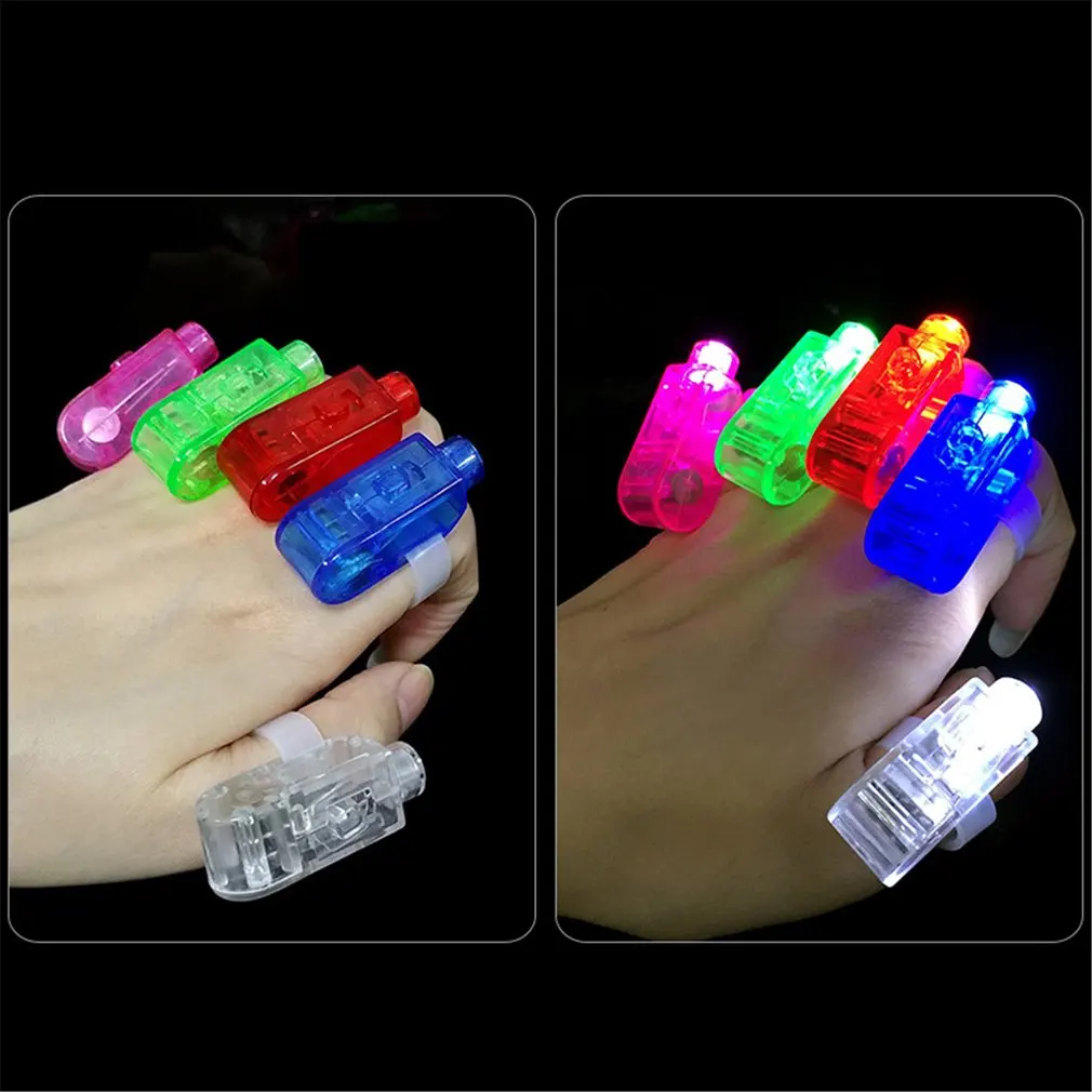 Creative Colorful LED Finger Toys Comfortable Party Night Club Dancing Club Luminous Men Women Flashing Toys