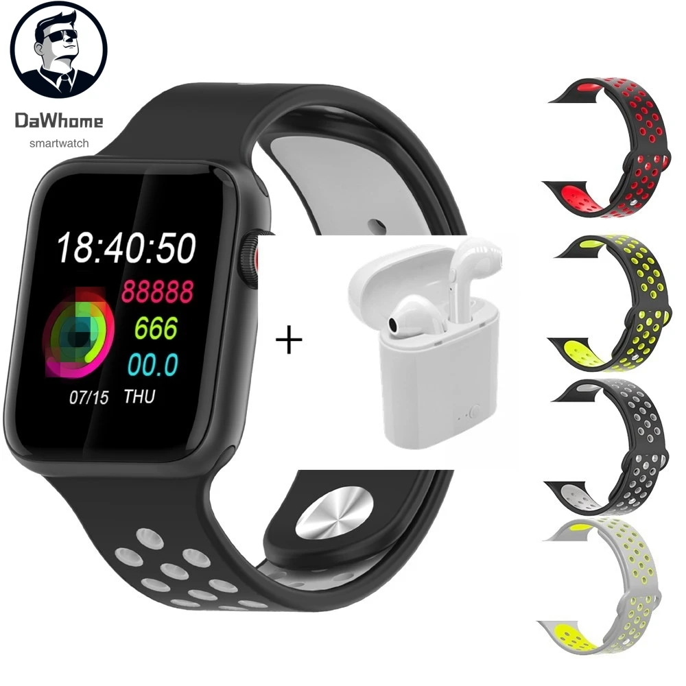 

1.4" Full Touch Smart Watch Men Heart Rate Fitnees Tracker PK P68 W34 Iwo 9 Women Smartwatch Iwo 8 For Apple IOS Android