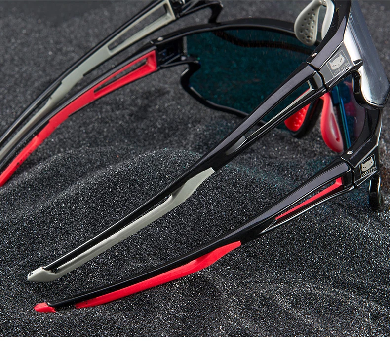 CATEYE Cycling Polarized/Photochromic Sports Glasses Bicycle 100% UV400 Glasses lightweight with Myopic lens